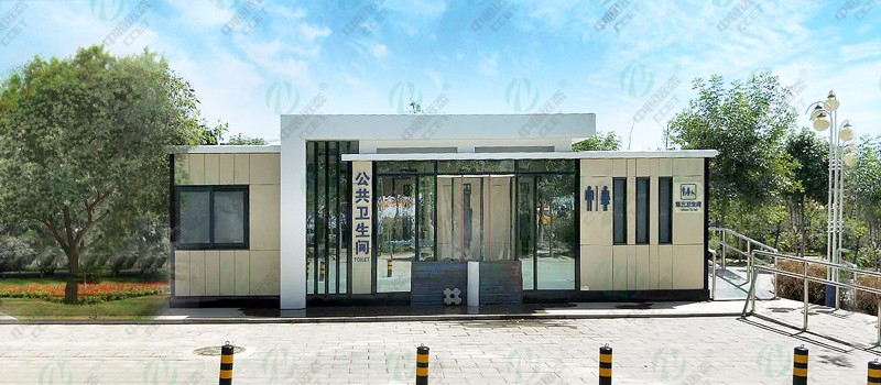 景区环保移动厕所实景安装效果